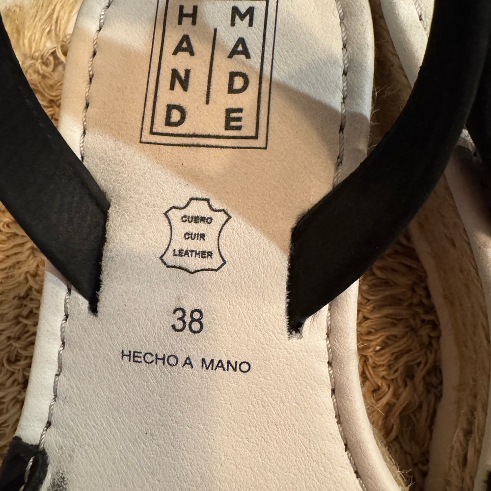 Handmade Espadrilles open toe - Picture 9 of 9